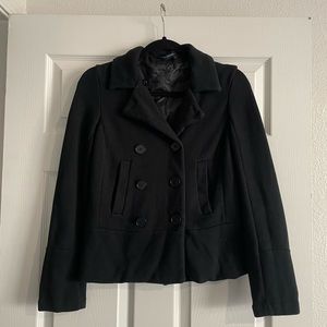 Black Banana Republic Peacoat - xs